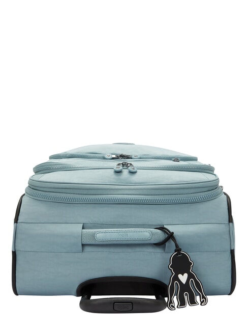 NEW YOURI SPIN M Medium size trolley relaxed grey - Semi-rigid Trolley Cases