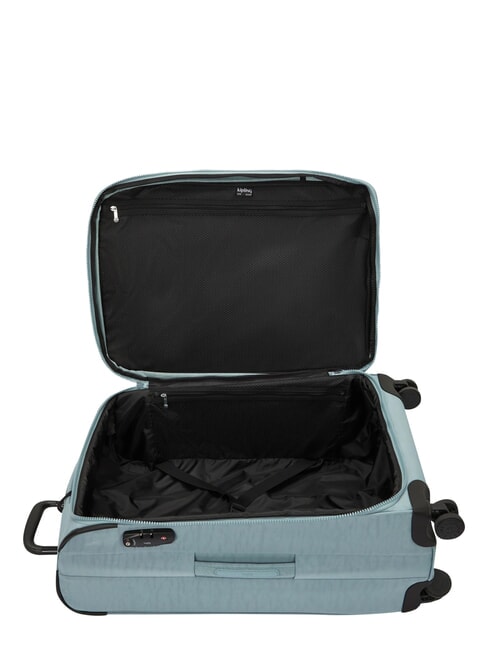 NEW YOURI SPIN M Medium size trolley relaxed grey - Semi-rigid Trolley Cases