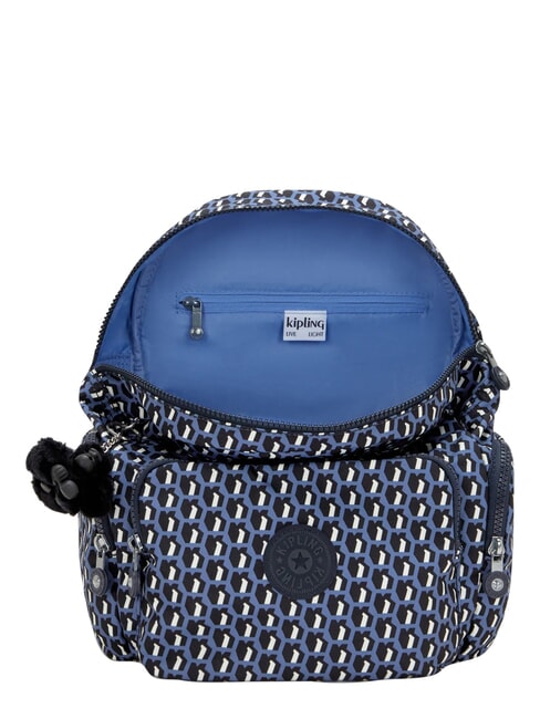 CITY ZIP S Multi-pocket backpack 3d k blue - Women&rsquo;s Bags