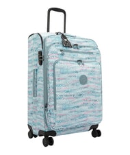 KIPLING NEW YOURI SPIN M Medium expandable trolley palm tree leaves - Semi-rigid Trolley Cases - 3
