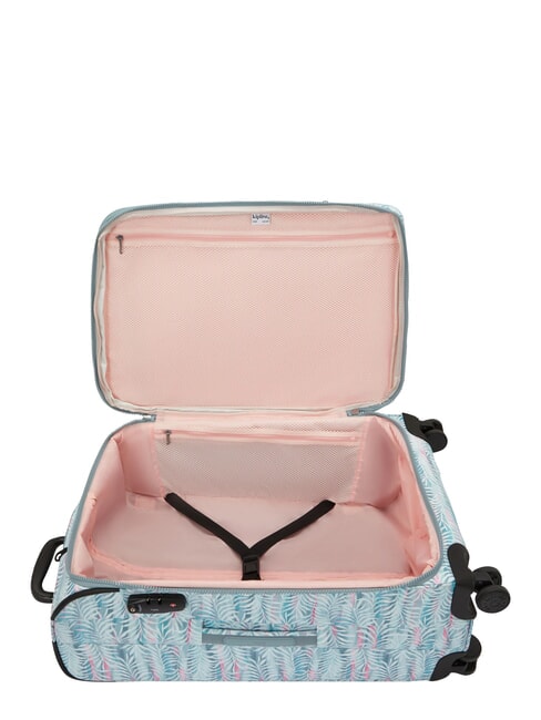 NEW YOURI SPIN M Medium expandable trolley palm tree leaves - Semi-rigid Trolley Cases