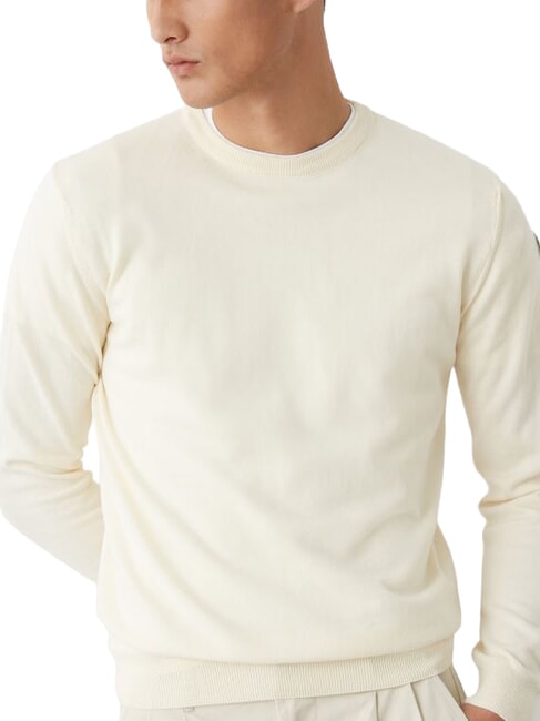 ORIGINALS SUPERFINE  Cotton sweater butter - Men's Sweaters