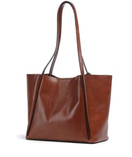 THE BRIDGE ICONS Leather shopper bag with clutch - Women&rsquo;s Bags