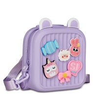 SJGANG GIRLY PINS Mini backpack with removable pins English lavender - Backpacks & School and Leisure - 2