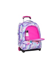 SJGANG JUNIOR 2-wheel trolley backpack, fixed English lavender - Backpack trolleys - 2