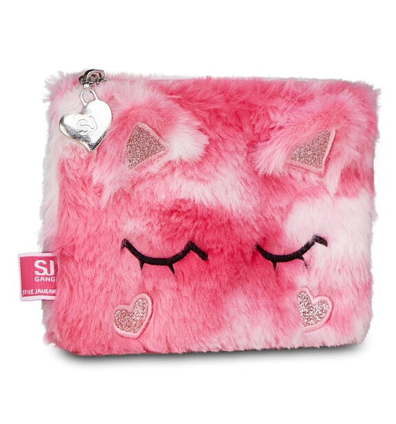 PLUSHY ANIMALS Wallet BLACK STRIPED FOREST - Kids bags and accessories