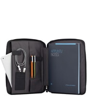 PIQUADRO BRIEF ECOLOGICA Clipboard made of recycled fabric Black - Tablet holder& Organizer - 2