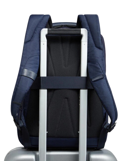 MARCEL Travel backpack for PC and iPad blue/dark brown - Laptop backpacks