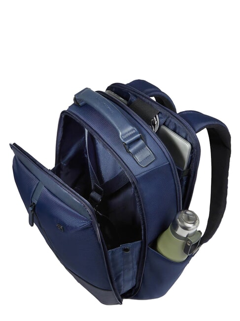 MARCEL Travel backpack for PC and iPad blue/dark brown - Laptop backpacks