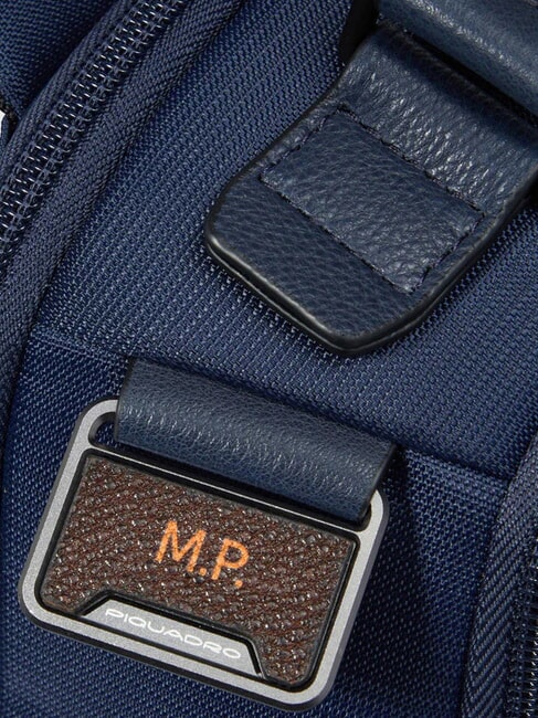 MARCEL Travel backpack for PC and iPad blue/dark brown - Laptop backpacks