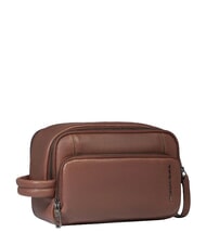 PIQUADRO CRONUS Leather beauty case BROWN - Beauty Case - 2