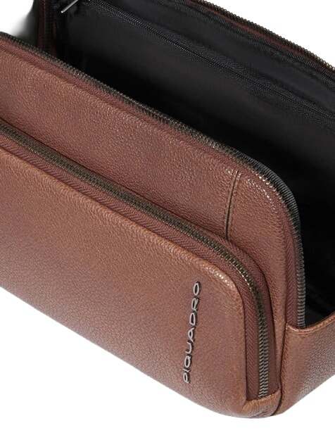 CRONUS Leather beauty case BROWN - Beauty Case