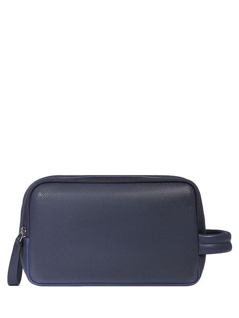 CRONUS Leather beauty case blue - Beauty Case