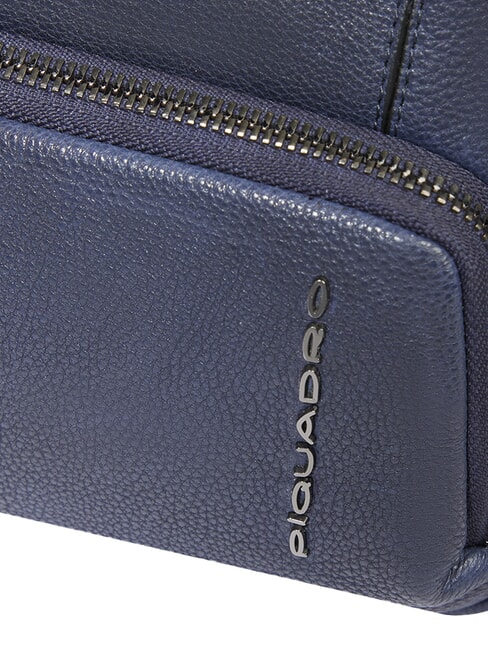CRONUS Leather beauty case blue - Beauty Case
