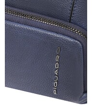 PIQUADRO CRONUS Leather beauty case blue - Beauty Case - 4