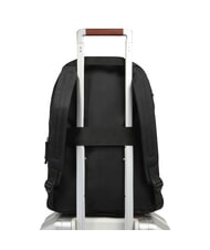 PIQUADRO BUSINESS CASUAL Foldable fabric backpack Black - Laptop backpacks - 4