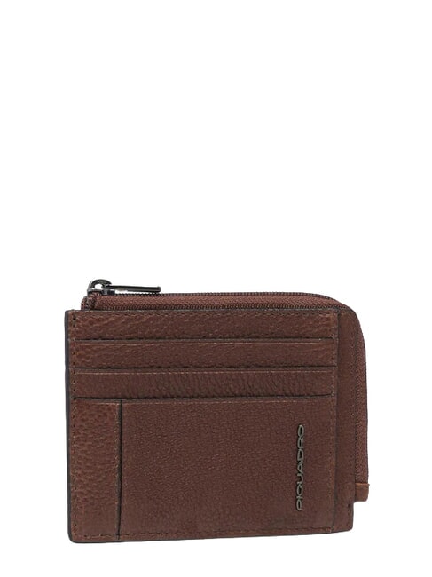 CRONUS Leather card holder BROWN - Men&rsquo;s Wallets