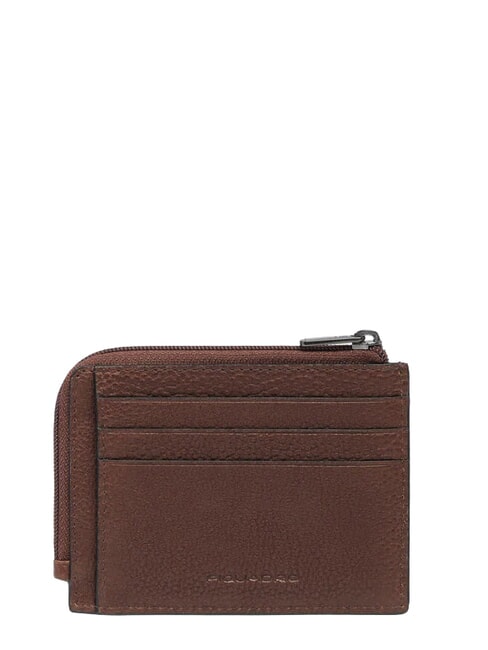 CRONUS Leather card holder BROWN - Men&rsquo;s Wallets