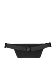 PIQUADRO P16PLUS SPCIAL Recycled fabric and leather bum bag Black - Hip pouches - 3