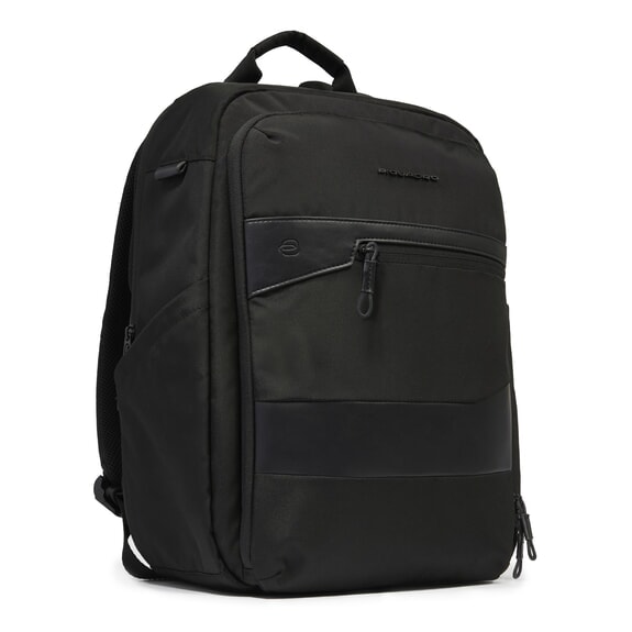 COLLEZIONE SMART BUSINESS 15.6" fabric laptop backpack Black - Laptop backpacks