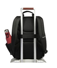 PIQUADRO COLLEZIONE SMART BUSINESS 15.6" fabric laptop backpack Black - Laptop backpacks - 3