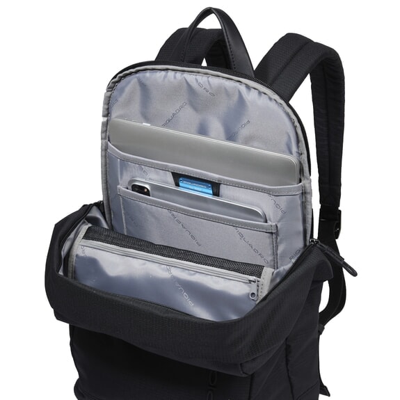 BUSINESS CASUAL 14" fabric laptop backpack Black - Laptop backpacks