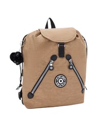 KIPLING NEW FUNDAMENTAL L Fabric backpack early tan heritage - Backpacks & School and Leisure - 3