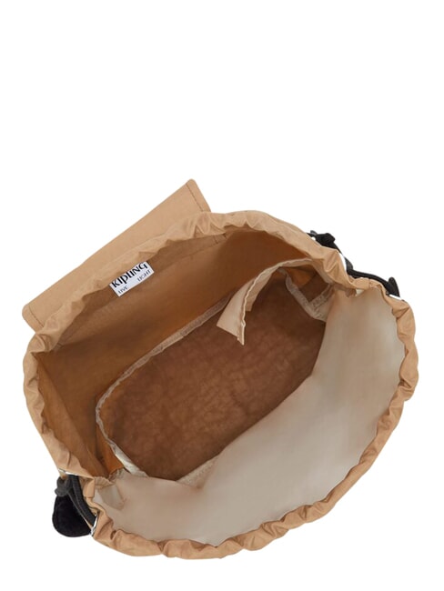 NEW FUNDAMENTAL L Fabric backpack early tan heritage - Backpacks & School and Leisure