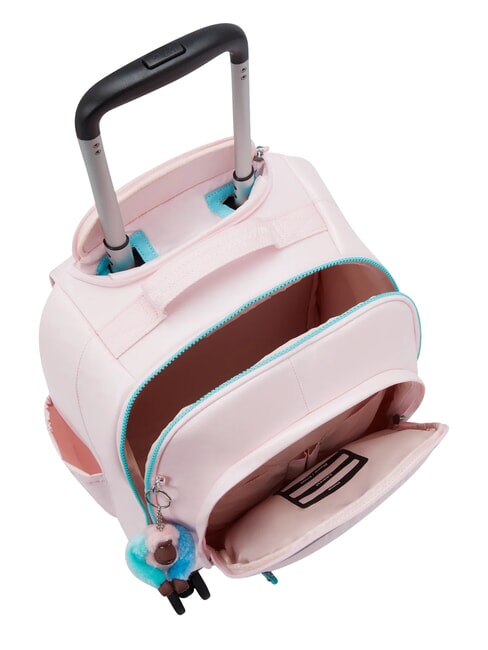 NEW ZEA Trolley backpack with trolley sea pink metallic - Backpack trolleys