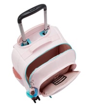KIPLING NEW ZEA Trolley backpack with trolley sea pink metallic - Backpack trolleys - 4