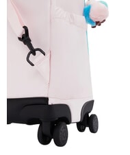 KIPLING NEW ZEA Trolley backpack with trolley sea pink metallic - Backpack trolleys - 5