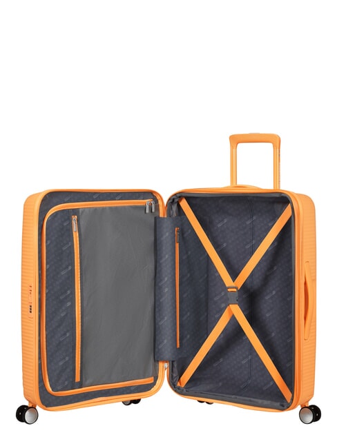 SOUNDBOX SPINNER Medium trolley, expandable papaya pop - Rigid Trolley Cases