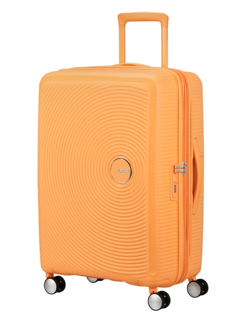 SOUNDBOX SPINNER Medium trolley, expandable papaya pop - Rigid Trolley Cases