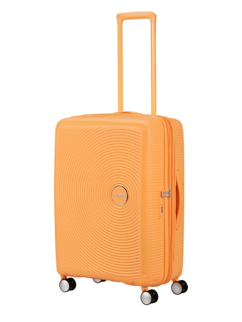 SOUNDBOX SPINNER Medium trolley, expandable papaya pop - Rigid Trolley Cases