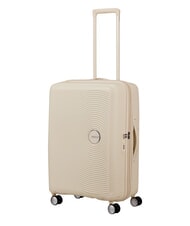 AMERICAN TOURISTER SOUNDBOX SPINNER Medium trolley, expandable coconut sand - Rigid Trolley Cases - 4