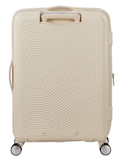 SOUNDBOX SPINNER Medium trolley, expandable coconut sand - Rigid Trolley Cases