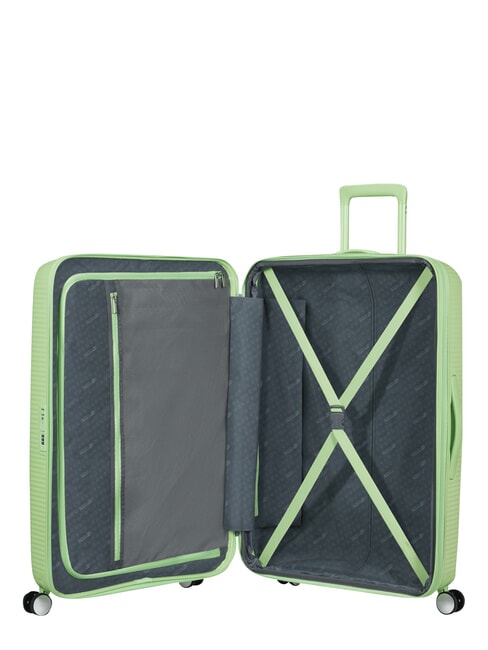 trolley case SOUNDBOX line. large. expandable green kiwi - Rigid Trolley Cases