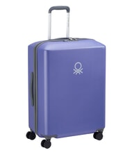BENETTON By DELSEY UCB HARD Set of 3 trolleys: cabin+medium+large Violet - Trolley Set - 4