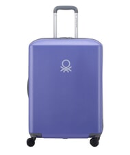 BENETTON By DELSEY UCB HARD Set of 3 trolleys: cabin+medium+large Violet - Trolley Set - 3