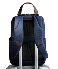PIQUADRO MARCEL Travel backpack for PC and iPad blue/dark brown - Laptop backpacks - 2