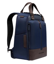 PIQUADRO MARCEL Travel backpack for PC and iPad blue/dark brown - Laptop backpacks - 3