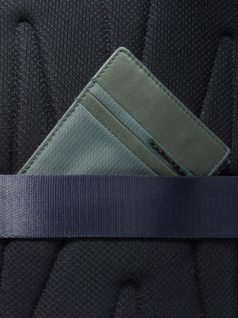 MARCEL Travel backpack for PC and iPad blue/dark brown - Laptop backpacks