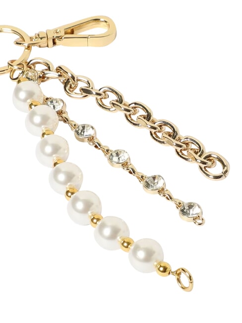 CHARMS Keychain with metal logo white - Key holders