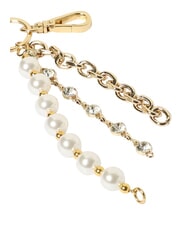 LOVE MOSCHINO CHARMS Keychain with metal logo - Key holders