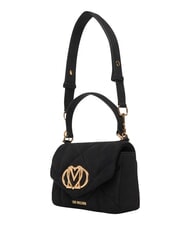 LOVE MOSCHINO EMBOSSED Mini handbag, with shoulder strap Black - Women&rsquo;s Bags - 4