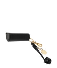 LOVE MOSCHINO CHARMS Keychain with metal logo - Key holders