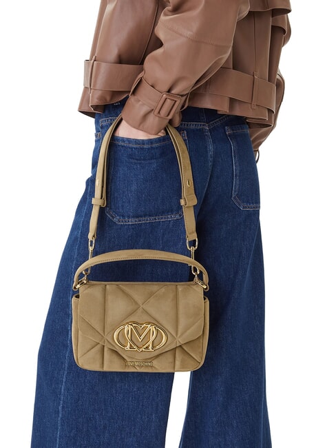 EMBOSSED Mini handbag, with shoulder strap sand - Women&rsquo;s Bags