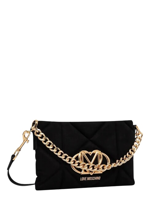 EMBOSSED Clutch bag with chain Black - Women&rsquo;s Bags
