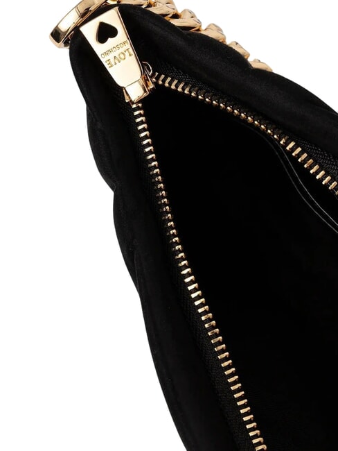 EMBOSSED Clutch bag with chain Black - Women&rsquo;s Bags