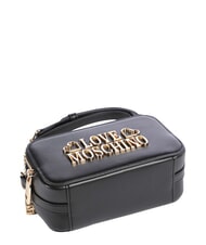 LOVE MOSCHINO LOVELY LOVE Mini trunk bag, with shoulder strap Black - Women&rsquo;s Bags - 4